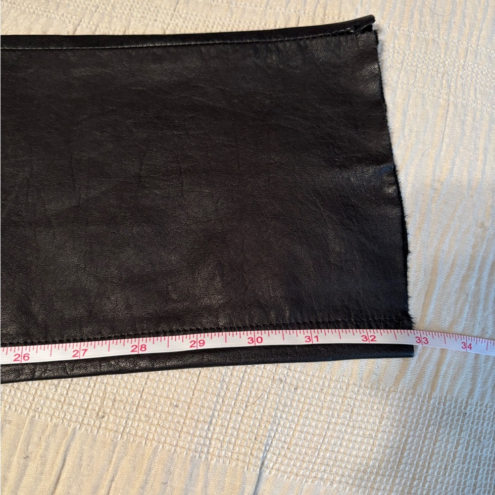 Vintage Black Leather Pants - Picture 7 of 7